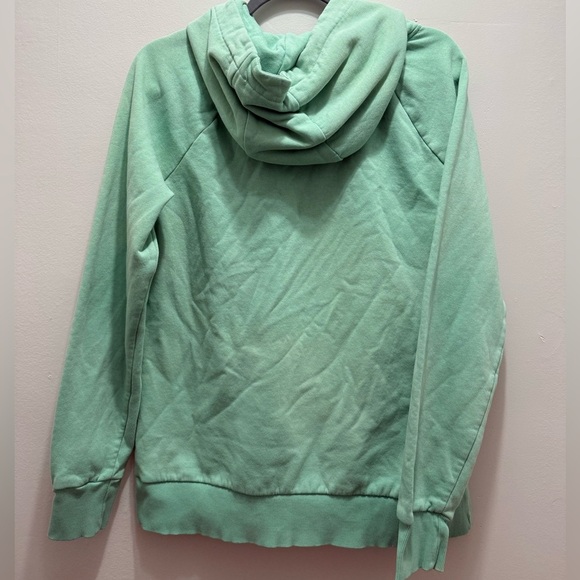Gymshark Hoodie Womens M Green Pullover Kangaroo Pocket Post Workout Training - Picture 2 of 5